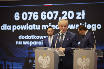 Ponad 6 mln dodatkowych rządowych środków dla Powiatu Miechowskiego